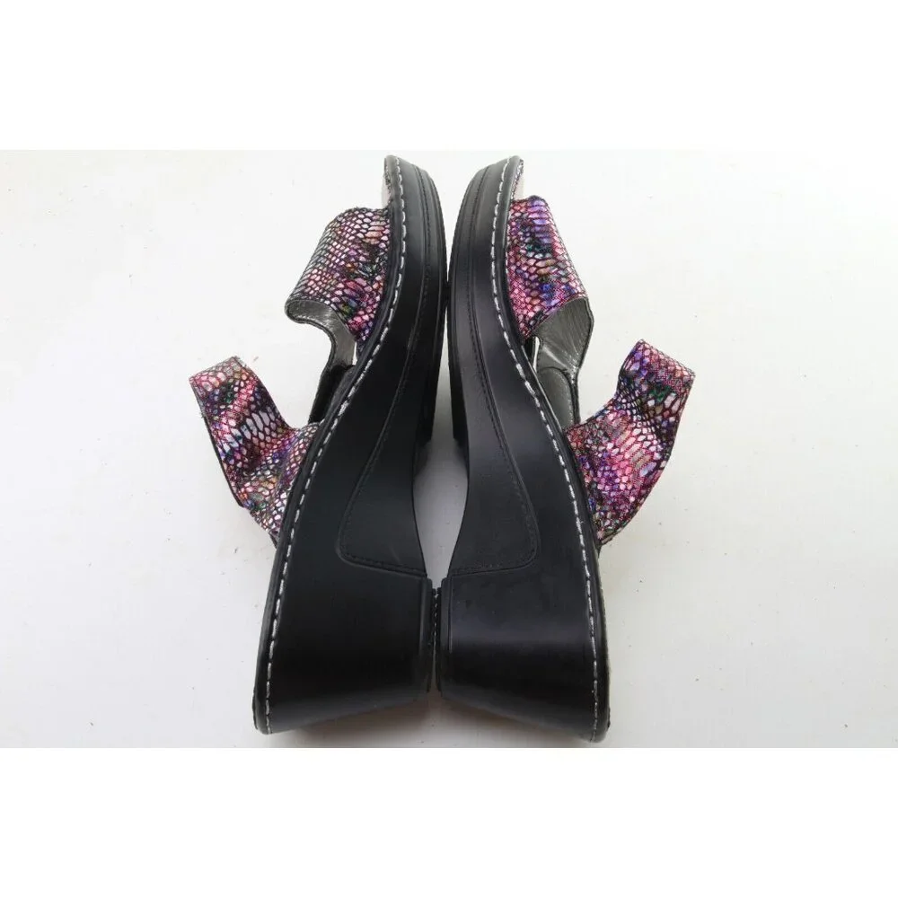 Alegria Lotti Sandals Shoes Multi Color Az 38 8-8.5 - Picture 7 of 16